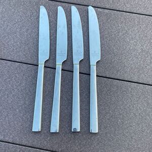 Oneida Chefs Table replacement butter knives stainless steel lot of 4 flatware